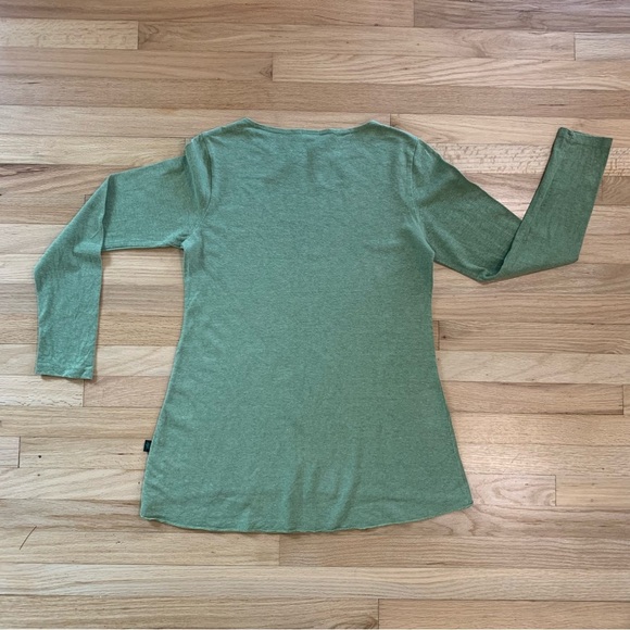 Women’s Asatre Relaxed Fit Shirt Long Sleeve Hemp Eco-Friendly Top Size Large - Picture 9 of 9